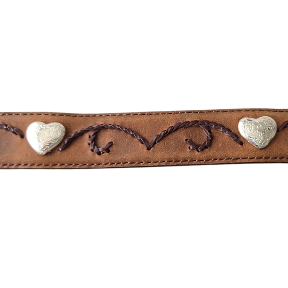 Tony Llama Brown Leather Belt Size 34 main image 5